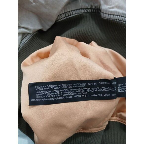 Zara collection womens medium gray graphic printed art wear bomber jacket - Picture 7 of 8